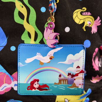 The Little Mermaid 35th Anniversary Life is the Bubbles Lanyard with Card Holder, Image 2