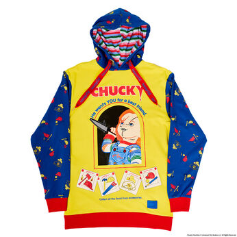 Chucky Good Guys Color Block Unisex Hoodie, Image 1