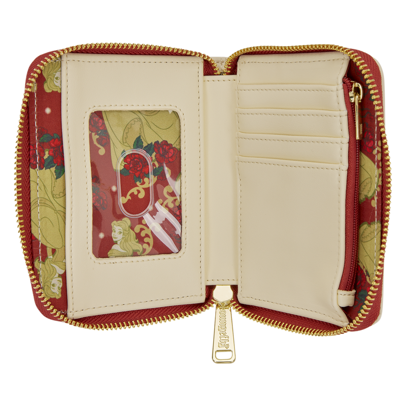 Beauty and the Beast Exclusive Belle Floral Zip Around Wallet, , hi-res view 5