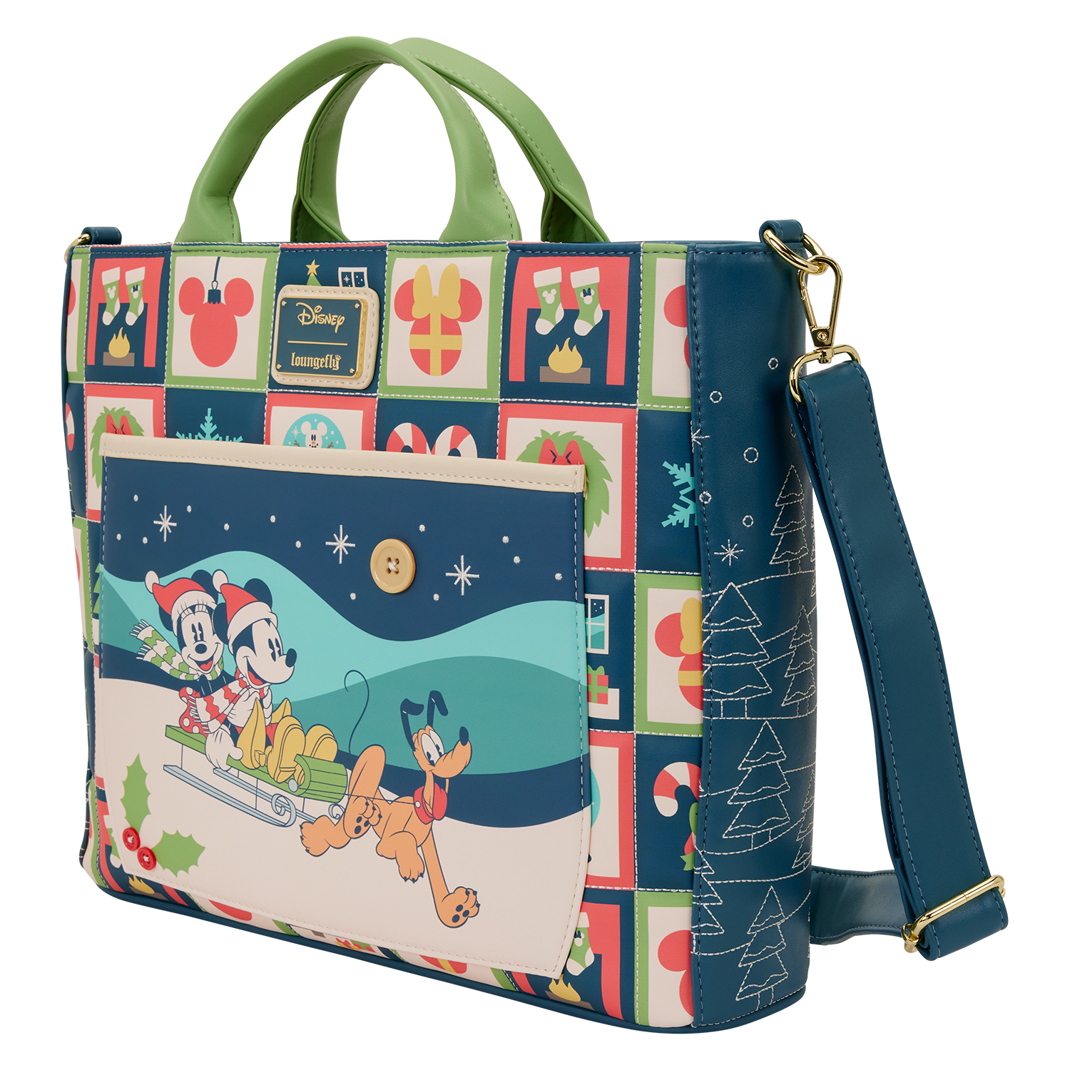 Loungefly Mickey & Friends Convertible Backpack & Tote - Thumbnail 4