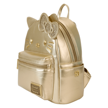 Limited Edition Sanrio 50th Anniversary Hello Kitty Gold Mini Backpack, Image 2