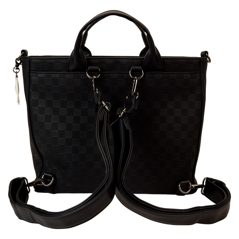 Mickey Mouse Checkered Texture Convertible Backpack & Tote Bag, , hi-res view 5