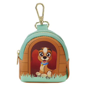 I Heart Disney Dogs Lady Doghouse Treat & Disposable Bag Holder, Image 1