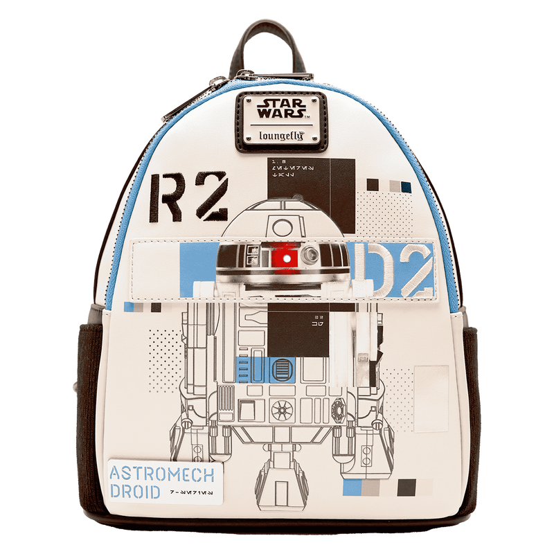 Star Wars: The Power of the Force R2-D2 Astromech Droid Light Up Mini Backpack, , hi-res view 4