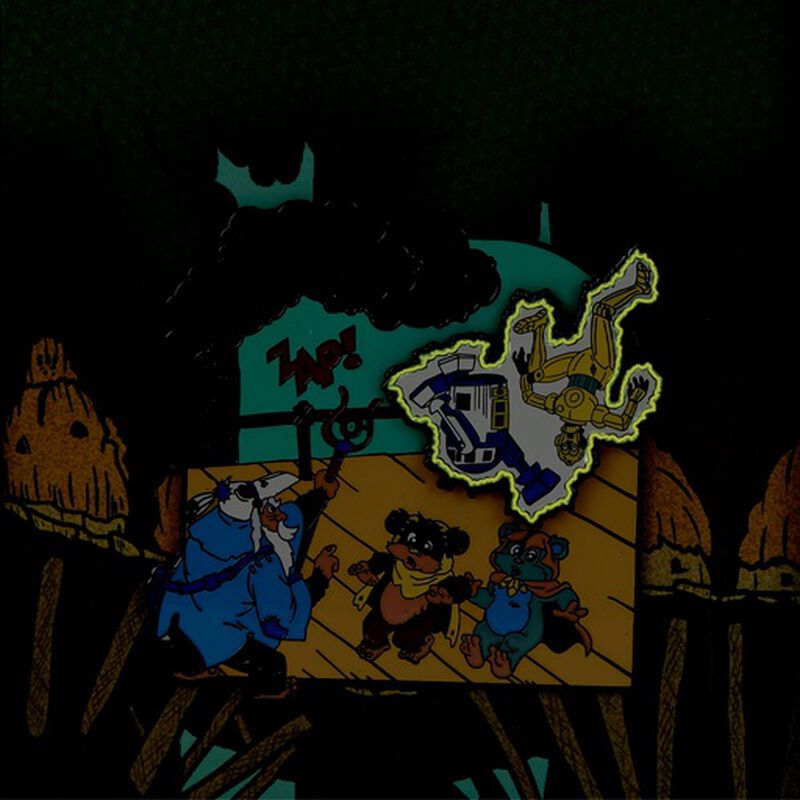 Ewoks and Droids Glow in the Dark Sliding Pin, , hi-res view 5