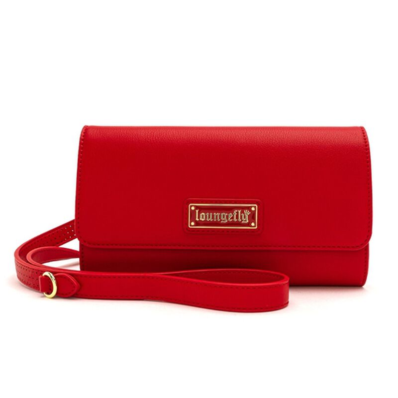 Loungefly Red Pin Trader Double Crossbody Bag, , hi-res view 4