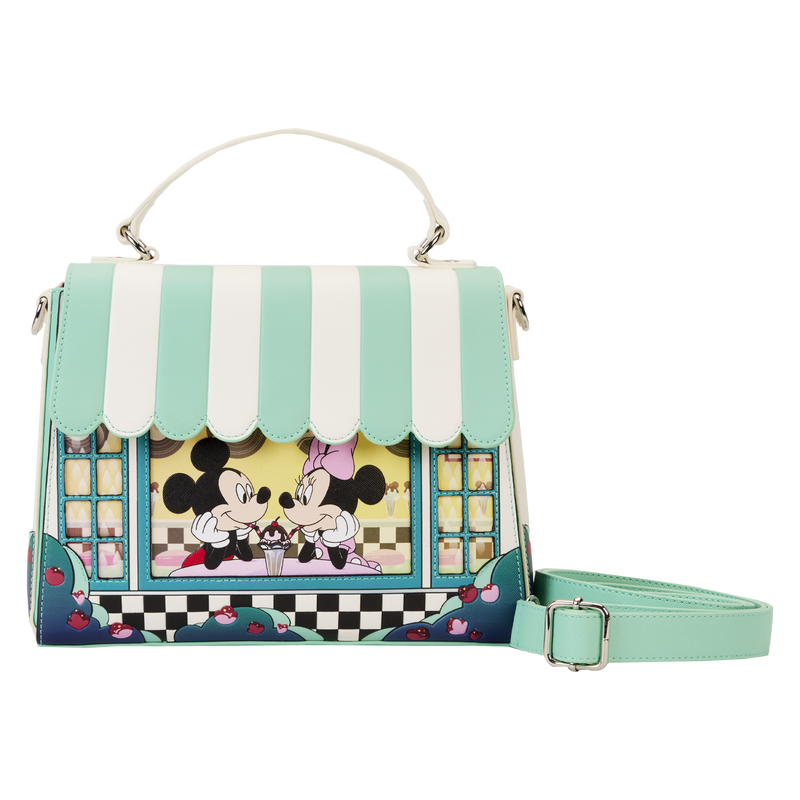 Mickey & Minnie Date Night Diner Crossbody Bag, , hi-res view 1