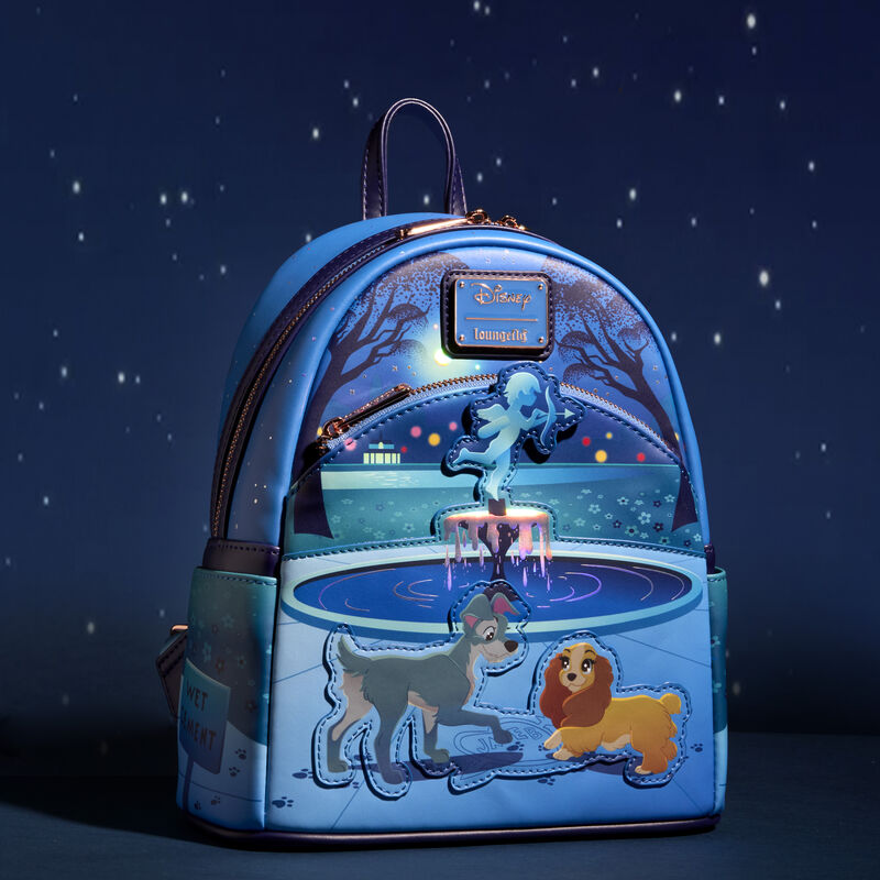 Lady and the Tramp 70th Anniversary Mini Backpack, , hi-res view 2