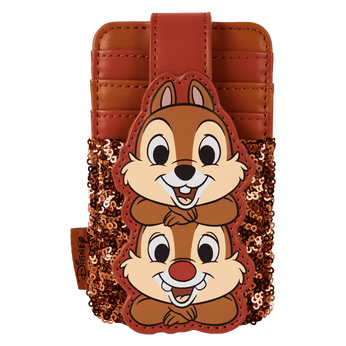 Chip 'n' Dale Exclusive Sequin Cosplay Card Holder, Image 1