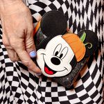 Mickey Mouse Pumpkin Zip Around Wallet, , hi-res view 2