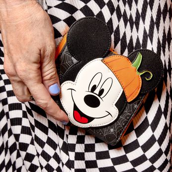 Mickey Mouse Pumpkin Zip Around Wallet, Image 2