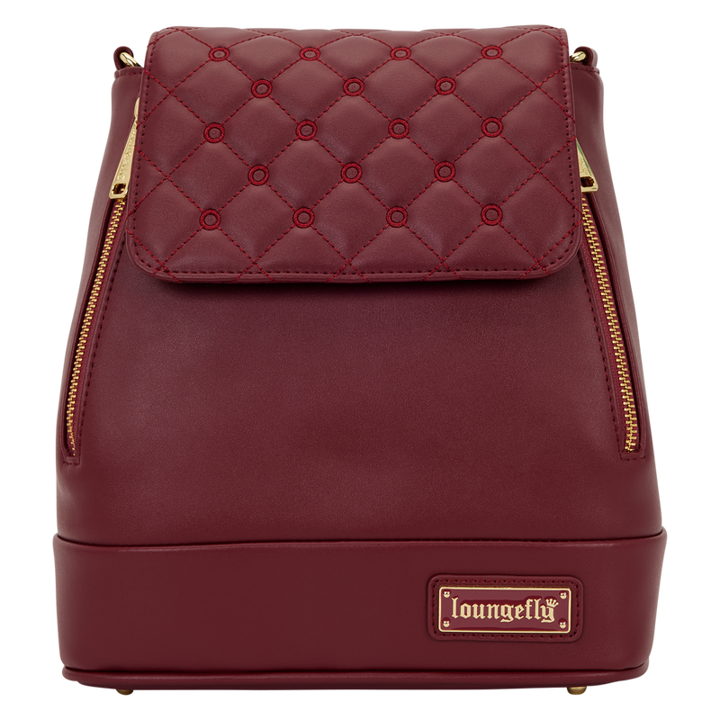 Loungefly The Lilly Red Convertible Mini Backpack & Crossbody Pin Trader Bag, , hi-res view 1