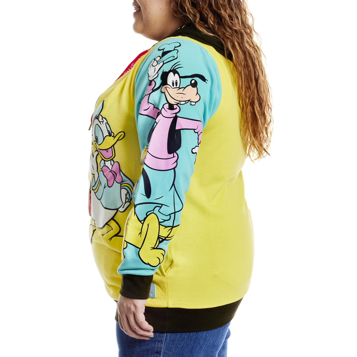 Yellow hotsell mickey sweatshirt
