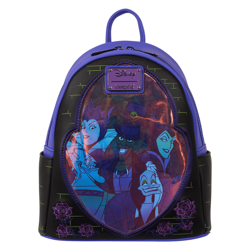 Disney Villains Exclusive Stained Glass Glow Mini Backpack, , hi-res view 1