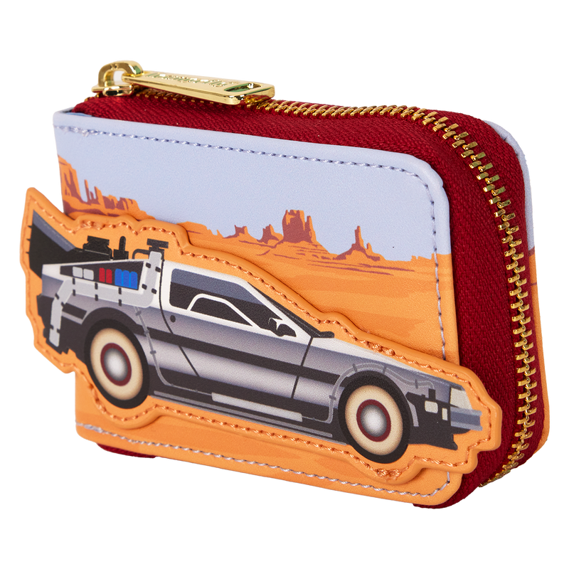 Back To The Future 40th Anniversary Delorean Accordion Wallet, , hi-res view 4