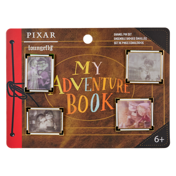 Up 15th Anniversary Adventure Book Photos 4-Piece Pin Set, Image 1
