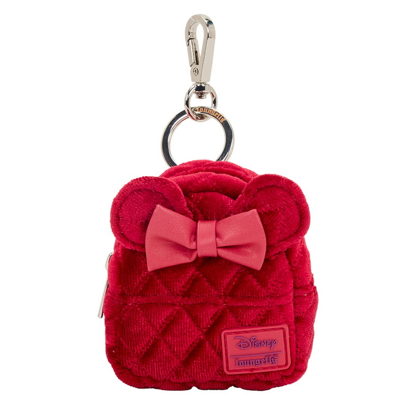 Minnie Mouse Glitter Mystery Mini Backpack Keychain Charm, , hi-res view 3