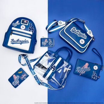 MLB LA Dodgers Patches Zip Around Wallet, Image 2