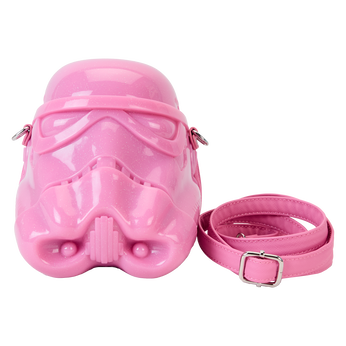 Star Wars Stormtrooper Glitter Figural Head Crossbody Bag, Image 1