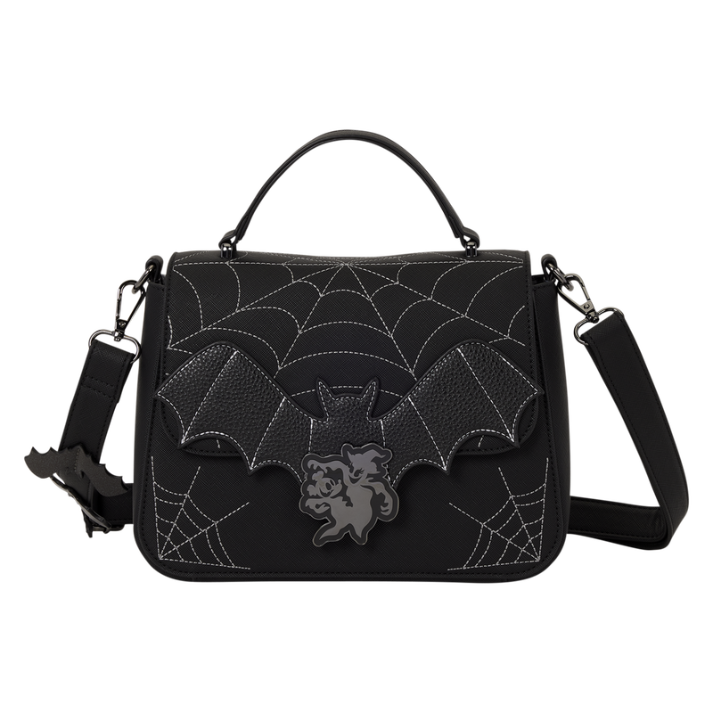 Mickey & Minnie Spiderweb & Bats Crossbody Bag, , hi-res view 1