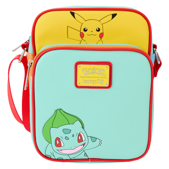 Pokémon Color Block Starters Crossbody Bag, Image 1