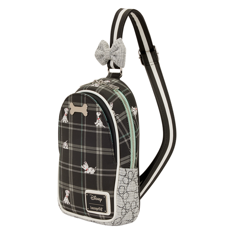 101 Dalmatians Exclusive Plaid Sling Crossbody Bag, , hi-res view 3