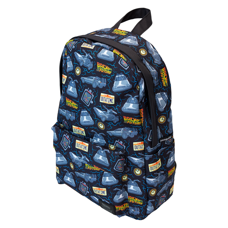 Back To The Future 40th Anniversary All-Over Print Nylon Full-Size Backpack, , hi-res view 5