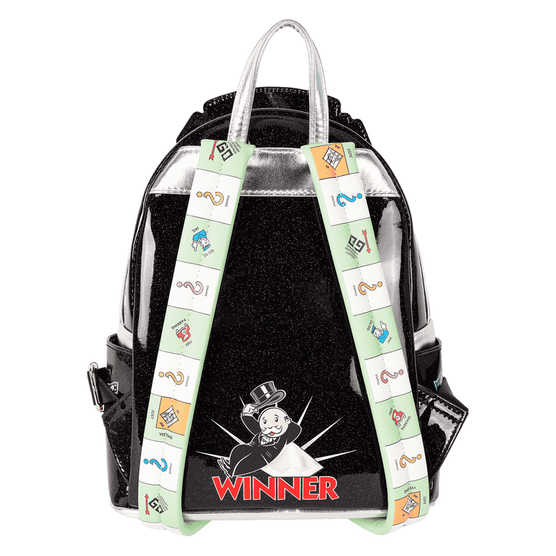 Monopoly 90th Anniversary Pennybags Glitter Cosplay Mini Backpack, , hi-res view 5