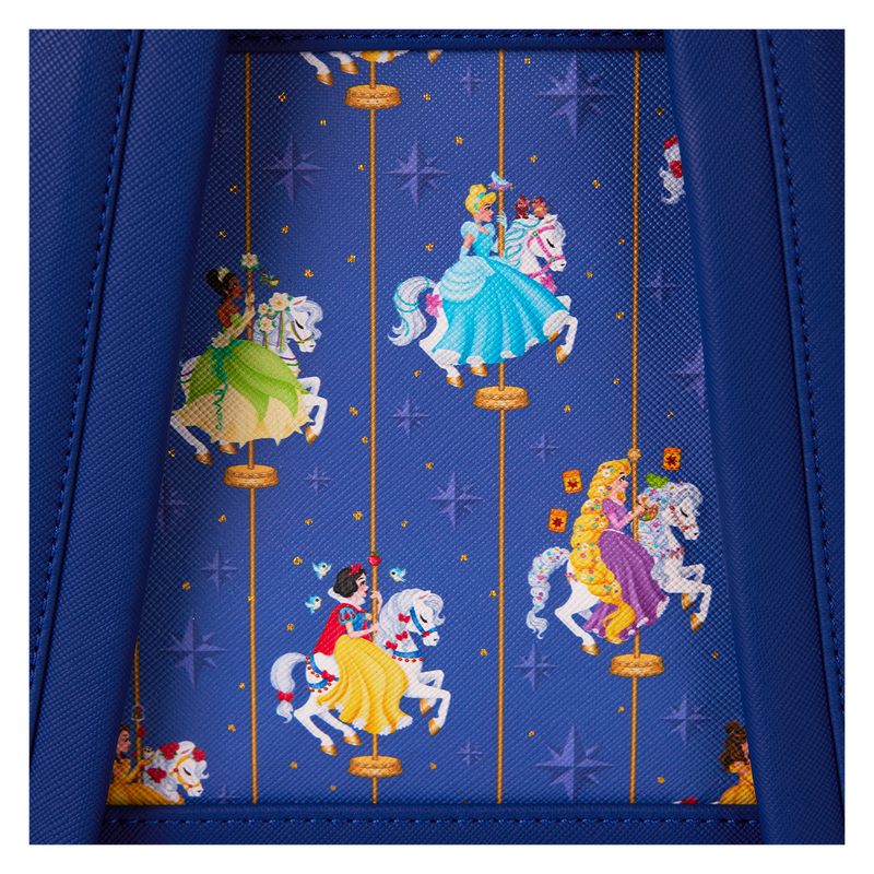 Disney Princess Carousel All-Over Print Drawstring Mini Backpack, , hi-res view 6