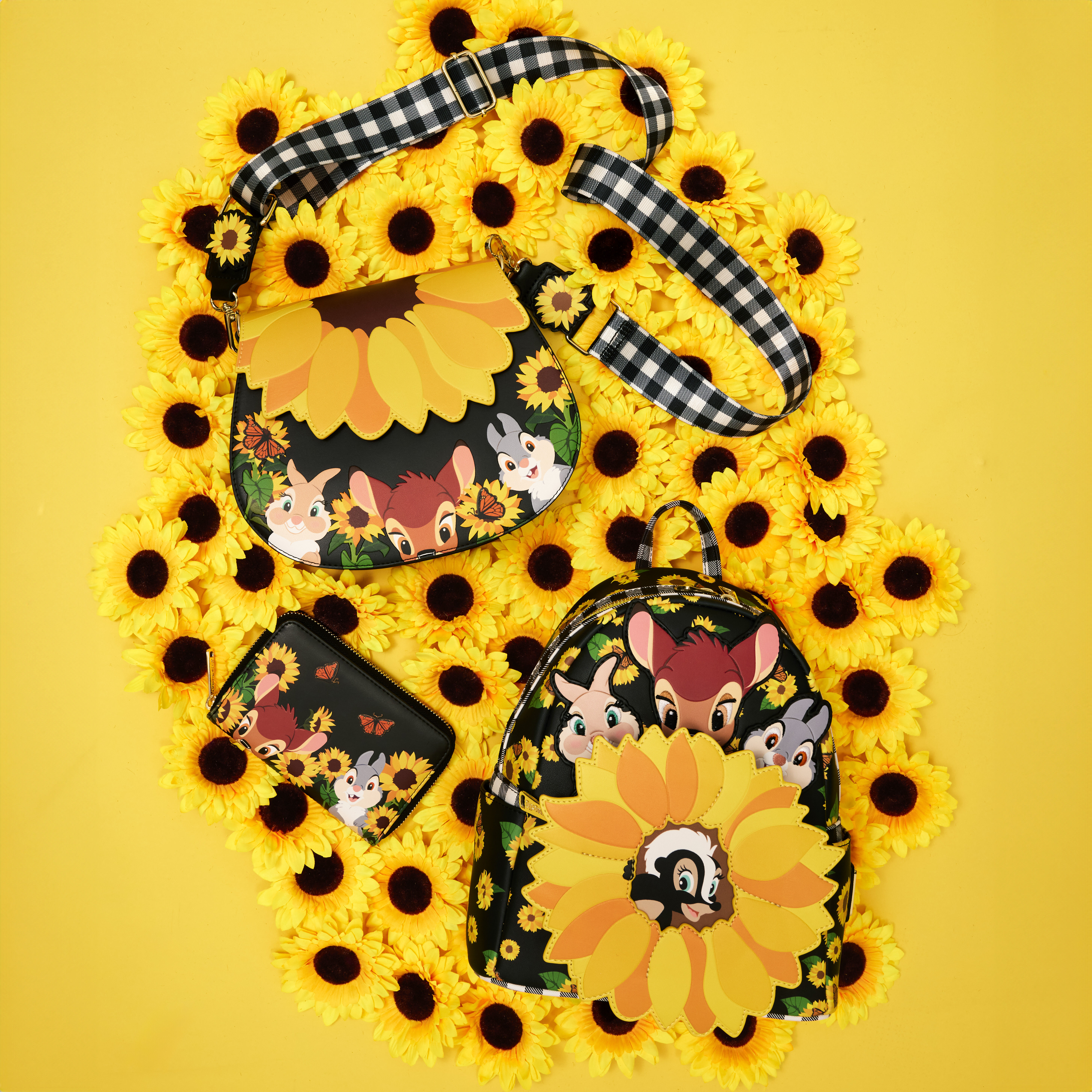 Buy Bambi Sunflower Friends Crossbody Bag at Loungefly