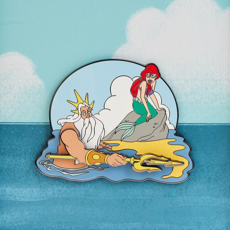 The Little Mermaid Triton's Gift Hinged Pin, , hi-res image number 4