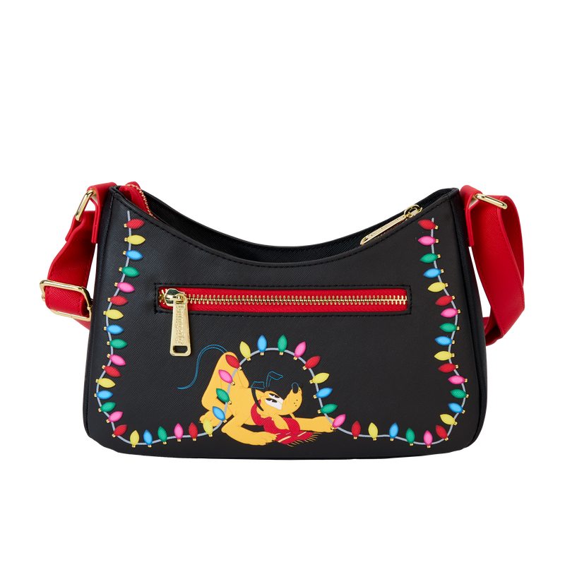 Mickey & Friends Holiday String Lights Light Up Crossbody Bag, , hi-res view 6