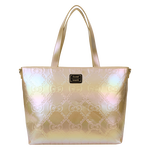 Sanrio Hello Kitty 50th Anniversary Metallic Gold Tote Crossbody Bag With Coin Bag, , hi-res view 5