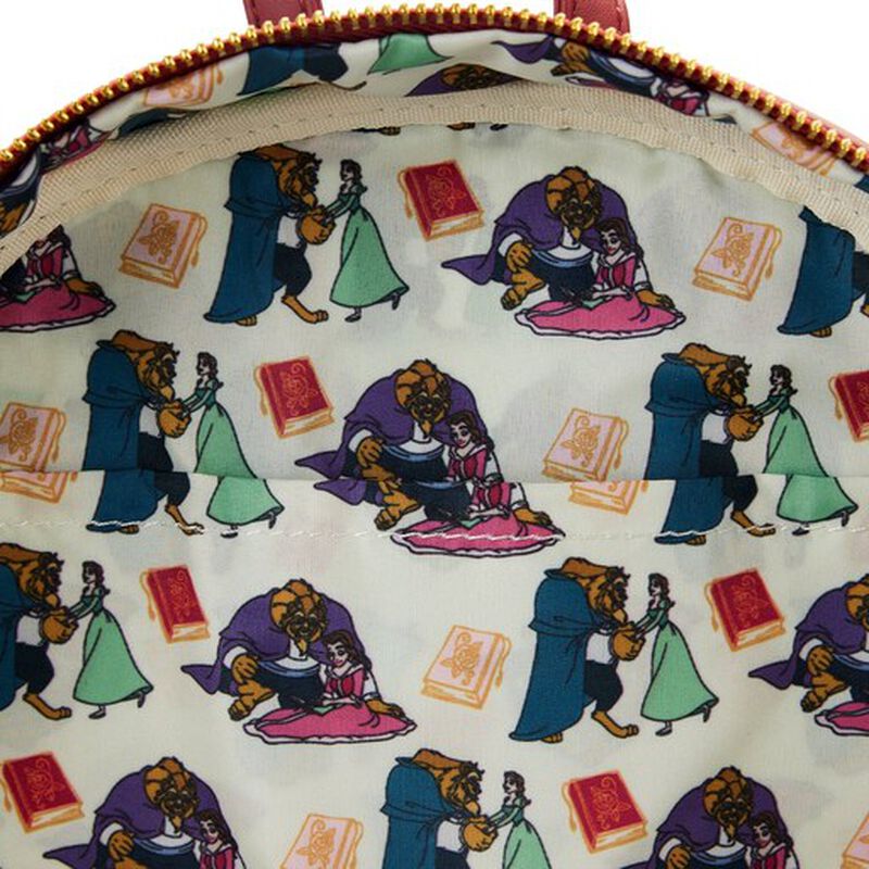 Beauty and the Beast Fireplace Scene Mini Backpack, , hi-res image number 5