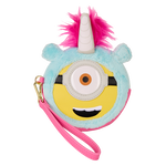 Minions Fluffy Unicorn Exclusive Costume Plush Wristlet Wallet, , hi-res view 1
