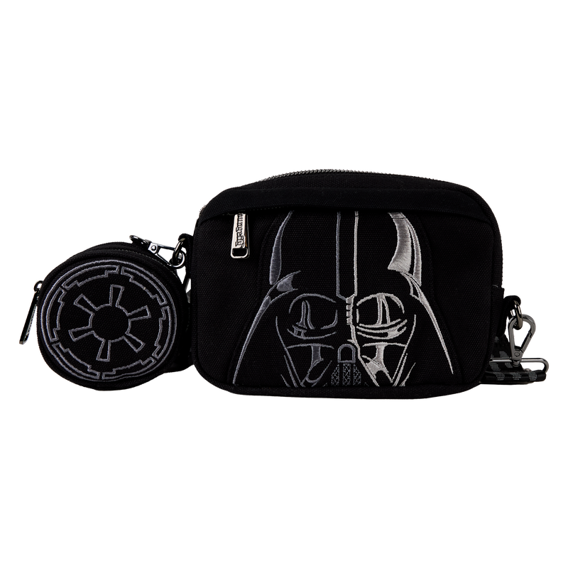 Star Wars Darth Vader Canvas Sling Crossbody Bag with Coin Bag, , hi-res view 1