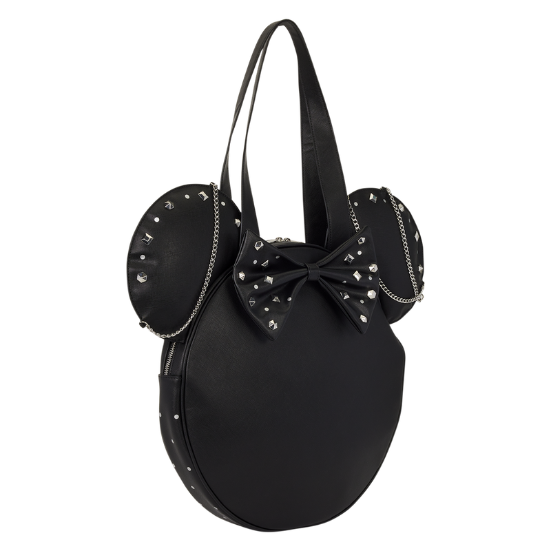 Minnie Mouse Studs & Chains Oversized Figural Tote Bag, , hi-res view 3