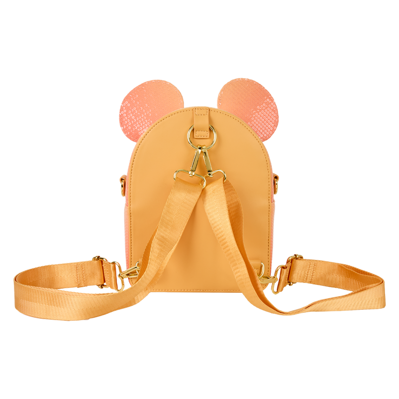 Mickey Mouse Glitter Sequin Convertible Mini Backpack & Crossbody Bag, , hi-res view 4