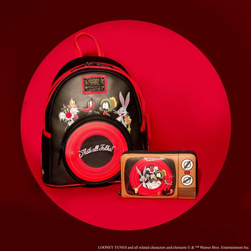 Looney Tunes That’s All Folks Mini Backpack, , hi-res image number 2