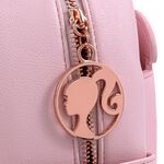 Loungefly X Barbie&trade; Logo Rose Gold Chain Strap Convertible Mini Backpack, , hi-res view 4