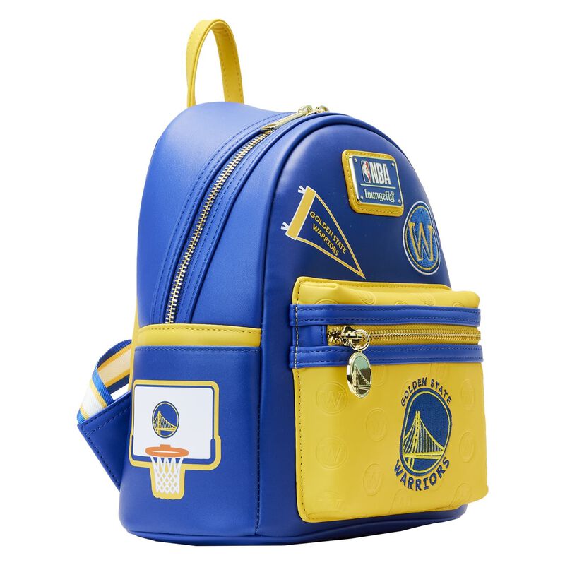 NBA Golden State Warriors Patch Icons Mini Backpack, , hi-res view 5