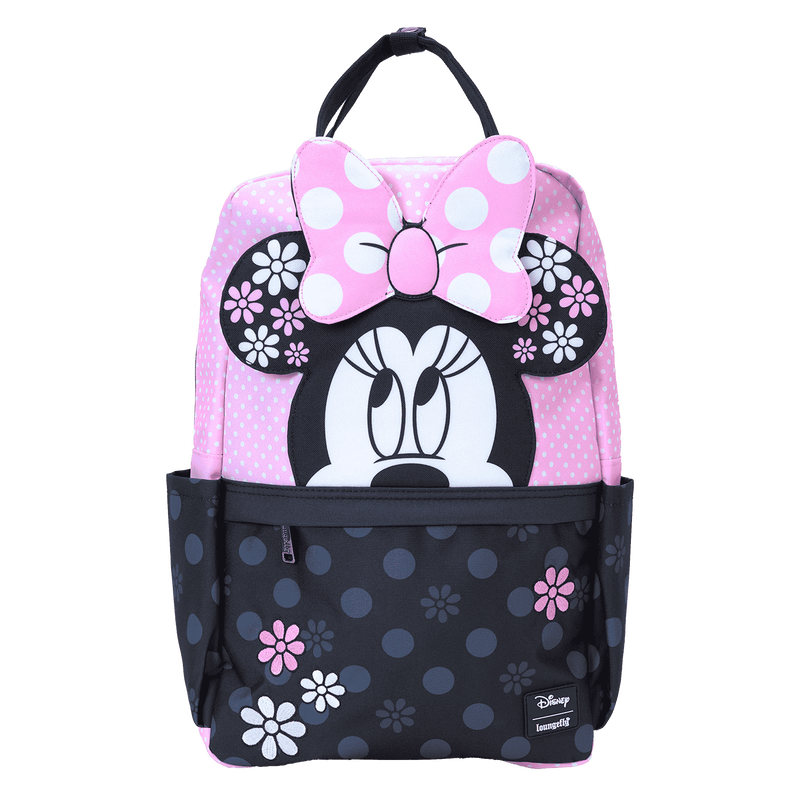 Minnie Mouse Floral Rock The Dots Nylon Full-Size Backpack, , hi-res view 1