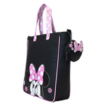 Minnie Mouse Floral Rock The Dots Tote Crossbody Bag With Coin Bag, , hi-res view 3