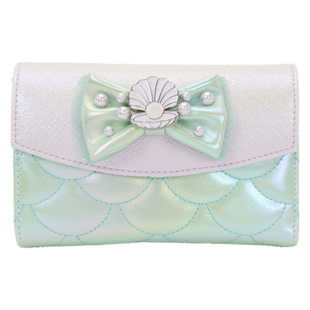 The Little Mermaid Iridescent Pearl Flap Wallet, Image 1