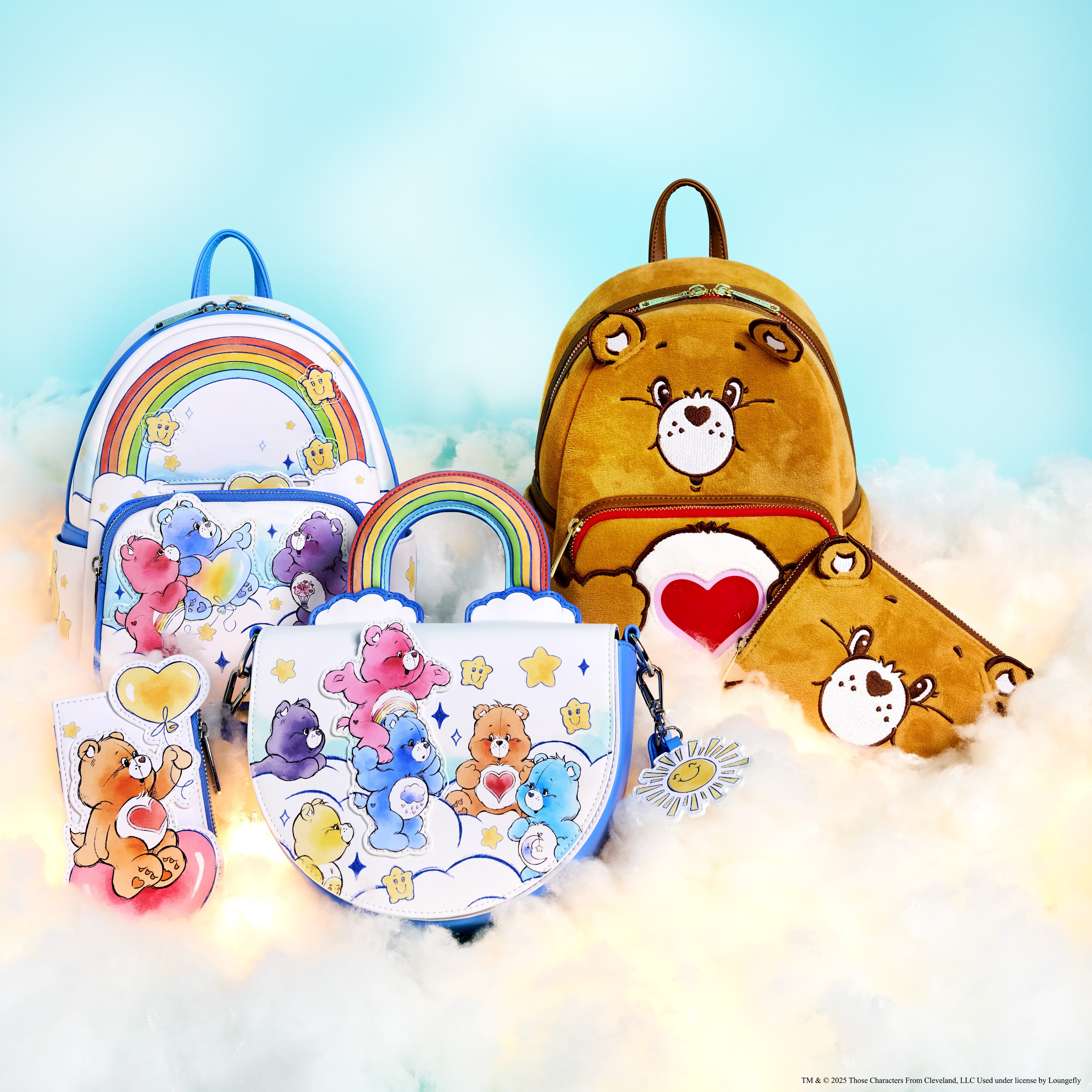 ☆Loungefly☆Care Bears Care-A-Lot Rainbow Mini Backpack Care Bears Care-A-Lot Rainbow Mini Backpack | Loungefly