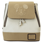 Mickey & Friends Canvas All-Over Print Drawstring Bucket Mini Backpack, , hi-res view 1