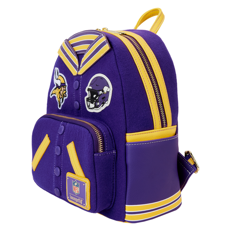 NFL Minnesota Vikings Varsity Mini Backpack, , hi-res view 3