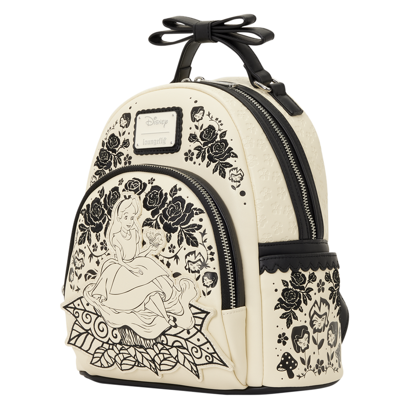 Alice in Wonderland Floral Mini Backpack, , hi-res view 5