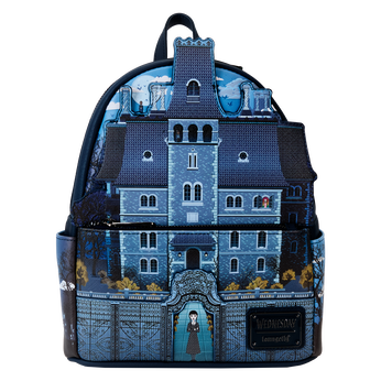 Wednesday Nevermore Academy Castle Glow Mini Backpack, Image 1