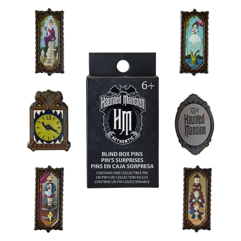 Haunted Mansion Stretching Room Portraits Mystery Box Pin, , hi-res view 1